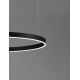 2700-6000K Changing CCT & Dimming Sandy Black Aluminium & Acrylic LED 72 Watt 5250Lm 230 Volt IP20 D: 120 H: 250 cm Adjustab