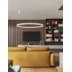 2700-6000K Changing CCT & Dimming Sandy White Aluminium & Acrylic LED 80 Watt 6000Lm 230 Volt IP20 D: 150 H: 250 cm Adjusta