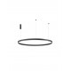 2700-6000K Changing CCT & Dimming Sandy Black Aluminium & Acrylic LED 80 Watt 6000Lm 230 Volt IP20 D: 150 H: 250 cm Adjusta