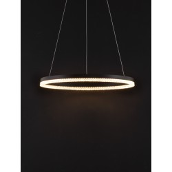 Triac Dimmable Sandy Black Aluminium LED 32 Watt 220 Volt 3288Lm 3000K IP20 D: 60 H: 150 cm Adjustable Height 