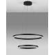 Triac Dimmable Sandy Black Aluminium LED 52 Watt 220 Volt 5684Lm 3000K IP20 D: 60 H: 150 cm Adjustable Height 