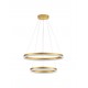 Triac Dimmable Brass Gold Aluminium LED 52 Watt 220 Volt 5684Lm 3000K IP20 D: 60 H: 150 cm Adjustable Height 