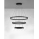 Triac Dimmable Sandy Black Aluminium LED 97 Watt 220 Volt 9452Lm 3000K IP20 D: 80 H: 300 cm Adjustable Height 