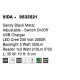 Sandy Black Metal Adjustable - Switch On/Off USB Charger LED Cree 230 Volt 3000K Backlight 5 Watt 350Lm Reader 1x3 Watt 210Lm IP