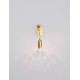 Brass Metal & Clear Glass LED G9 1x6 Watt 230 Volt IP20 Bulb Excluded L: 9.5 W: 20 H: 39 cm 