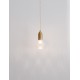 Brass Metal & Clear Glass LED G9 1x6 Watt 230 Volt IP20 Bulb Excluded D: 9.5 H: 120 cm Adjustable height 