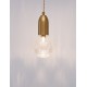 Brass Metal & Clear Glass LED G9 1x6 Watt 230 Volt IP20 Bulb Excluded D: 9.5 H: 120 cm Adjustable height 