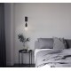 Black Metal & Clear Glass LED G9 1x6 Watt 230 Volt IP20 Bulb Excluded L: 9.5 W: 20 H: 39 cm Adjustable height 