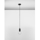 Black Metal & Clear Glass LED G9 1x6 Watt 230 Volt IP20 Bulb Excluded D: 9.5 H: 120 cm Adjustable height 