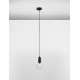 Black Metal & Clear Glass LED G9 1x6 Watt 230 Volt IP20 Bulb Excluded D: 9.5 H: 120 cm Adjustable height 