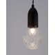 Black Metal & Clear Glass LED G9 1x6 Watt 230 Volt IP20 Bulb Excluded D: 9.5 H: 120 cm Adjustable height 