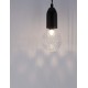 Black Metal & Clear Glass LED G9 1x6 Watt 230 Volt IP20 Bulb Excluded D: 9.5 H: 120 cm Adjustable height 