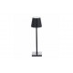 Lampe de table sur batterie Noir Dim 2.5W 3000°K 230Lm IP44