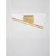 Gold Aluminium & Acrylic LED 34 Watt 230 Volt 2162Lm 3000K IP20 L: 50 W: 50 H: 11.5 cm 