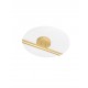 Gold Aluminium & Acrylic LED 26 Watt 230 Volt 1869Lm 3000K IP20 D: 53 H: 11.5 cm 