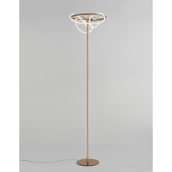 Gold Aluminium & Acrylic LED 31 Watt 230 Volt 2784Lm 3000K IP20 L: 40 H: 160 cm 
