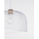 Matt White Metal Natural Wood LED E27 1x12 Watt 230 Volt IP20 Bulb Excluded D: 30 H1: 19.5 H2: 120 cm Adjustable height 