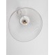 Matt White Metal Natural Wood LED E27 1x12 Watt 230 Volt IP20 Bulb Excluded D: 30 H1: 19.5 H2: 120 cm Adjustable height 
