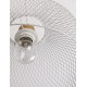 Matt White Metal Natural Wood LED E27 1x12 Watt 230 Volt IP20 Bulb Excluded D: 30 H1: 19.5 H2: 120 cm Adjustable height 