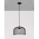 Matt Black Metal Natural Wood LED E27 1x12 Watt 230 Volt IP20 Bulb Excluded D: 30 H1: 19.5 H2: 120 cm Adjustable height 