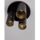 Black Metal Outside Gold Metal Inside LED E14 3x5 Watt 230 Volt IP20 Bulb Excluded D: 30 H: 26.5 cm 