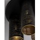 Black Metal Outside Gold Metal Inside LED E14 3x5 Watt 230 Volt IP20 Bulb Excluded D: 30 H: 26.5 cm 