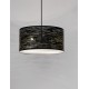 Black Metal Outside Gold Metal Inside White Acrylic Cover LED E27 2x12 Watt 230 Volt IP20 Bulb Excluded D: 40 H 1: 20 H 2: 120 