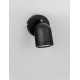 Sandy Black Metal LED GU10 1x10 Watt 230 Volt IP44 Bulb Excluded D: 6.1 W: 9.7 H: 7.2 cm Rotating & Adjustable 