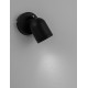 Sandy Black Metal LED GU10 1x10 Watt 230 Volt IP44 Bulb Excluded D: 6.1 W: 9.7 H: 7.2 cm Rotating & Adjustable 