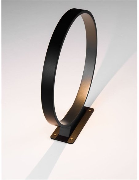 Potelet Rond 6W 3000°K IP65 440mm 405lm Noir NOVALUCE METRO