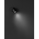 Sandy Black Metal LED GU10 1x10 Watt 230 Volt IP44 Bulb Excluded D: 6.1 W: 9.7 H: 7.2 cm Rotating & Adjustable 