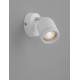 Sandy White Metal LED GU10 1x10 Watt 230 Volt IP44 Bulb Excluded D: 6.1 W: 9.7 H: 7.2 cm Rotating & Adjustable 