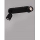 Sandy Black Metal LED GU10 2x10 Watt 230 Volt IP44 Bulb Excluded L: 28 W: 8 H: 9.7 cm Rotating & Adjustable 