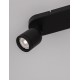 Sandy Black Metal LED GU10 2x10 Watt 230 Volt IP44 Bulb Excluded L: 28 W: 8 H: 9.7 cm Rotating & Adjustable 