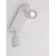 Sandy White Metal LED GU10 2x10 Watt 230 Volt IP44 Bulb Excluded L: 28 W: 8 H: 9.7 cm Rotating & Adjustable 