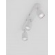 Sandy White Metal LED GU10 3x10 Watt 230 Volt IP44 Bulb Excluded L: 48 W: 8 H: 9.7 cm Rotating & Adjustable 