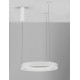 Triac Dimmable Sandy White Aluminium & Acrylic LED 40 Watt 230 Volt 2153Lm 3000K IP20 D: 60 H: 200 cm Adjustable Height 