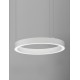 Triac Dimmable Sandy White Aluminium & Acrylic LED 40 Watt 230 Volt 2153Lm 3000K IP20 D: 60 H: 200 cm Adjustable Height 