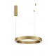 Triac Dimmable Brass Gold Aluminium & Acrylic LED 40 Watt 230 Volt 2153Lm 3000K IP20 D: 60 H: 200 cm Adjustable Height 