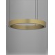 Triac Dimmable Brass Gold Aluminium & Acrylic LED 40 Watt 230 Volt 2153Lm 3000K IP20 D: 60 H: 200 cm Adjustable Height 