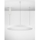 Triac Dimmable Sandy White Aluminium & Acrylic LED 50 Watt 230 Volt 2968Lm 3000K IP20 D: 80 H: 200 cm Adjustable Height 
