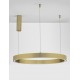 Triac Dimmable Brass Gold Aluminium & Acrylic LED 50 Watt 230 Volt 2968Lm 3000K IP20 D: 80 H: 200 cm Adjustable Height 
