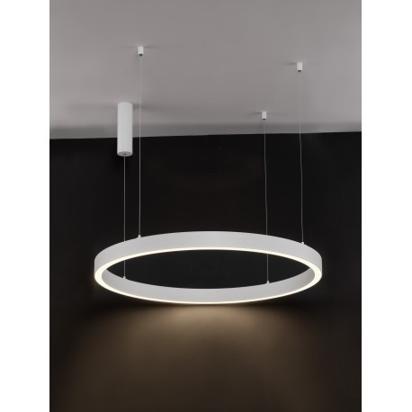 Triac Dimmable Sandy White Aluminium & Acrylic LED 60 Watt 230 Volt 3389Lm 3000K IP20 D: 100 H: 200 cm Adjustable Height 