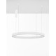 Triac Dimmable Sandy White Aluminium & Acrylic LED 60 Watt 230 Volt 3389Lm 3000K IP20 D: 100 H: 200 cm Adjustable Height 