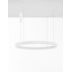 Triac Dimmable Sandy White Aluminium & Acrylic LED 60 Watt 230 Volt 3389Lm 3000K IP20 D: 100 H: 200 cm Adjustable Height 