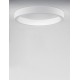 Triac Dimmable Sandy White Aluminium & Acrylic LED 40 Watt 230 Volt 2153 Lm 3000K IP20 D: 60 W: 4 H: 6.5 cm 