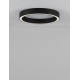 Triac Dimmable Sandy Black Aluminium & Acrylic LED 40 Watt 230 Volt 2153 Lm 3000K IP20 D: 60 W: 4 H: 6.5 cm 