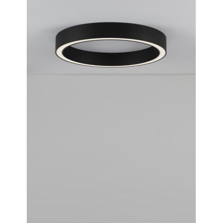 Triac Dimmable Sandy Black Aluminium & Acrylic LED 40 Watt 230 Volt 2153 Lm 3000K IP20 D: 60 W: 4 H: 6.5 cm 
