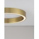 Triac Dimmable Brass Gold Aluminium & Acrylic LED 40 Watt 230 Volt 2153 Lm 3000K IP20 D: 60 W: 4 H: 6.5 cm 