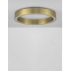 Triac Dimmable Brass Gold Aluminium & Acrylic LED 40 Watt 230 Volt 2153 Lm 3000K IP20 D: 60 W: 4 H: 6.5 cm 